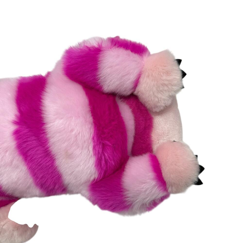 Disney Alice In Wonderland Cheshire Cat Plush PlushieToy Pink Purple Striped 19" - Picture 7 of 11